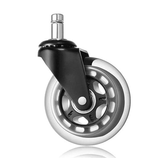 Artfan 3 Inch Rotatable Heavy Duty Soft Safety Office Chair Caster Roller