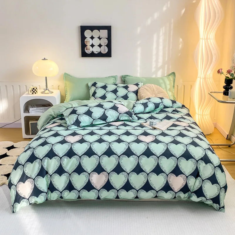 Artfan Animal Pattern Bedding Set - King/Queen Size Quilt Set for Comfortable Home.