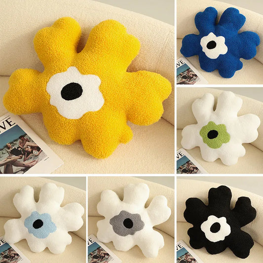 Artfan 3D Flower Shaped Decorative Throw Pillow for Home Sofa Chair