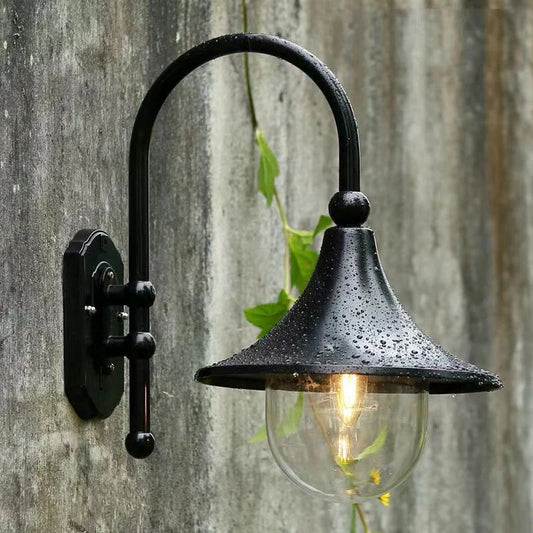 Artfan lighting Black Outdoor Wall Lamp for Country Garden Villa Aisle Balcony Lighting