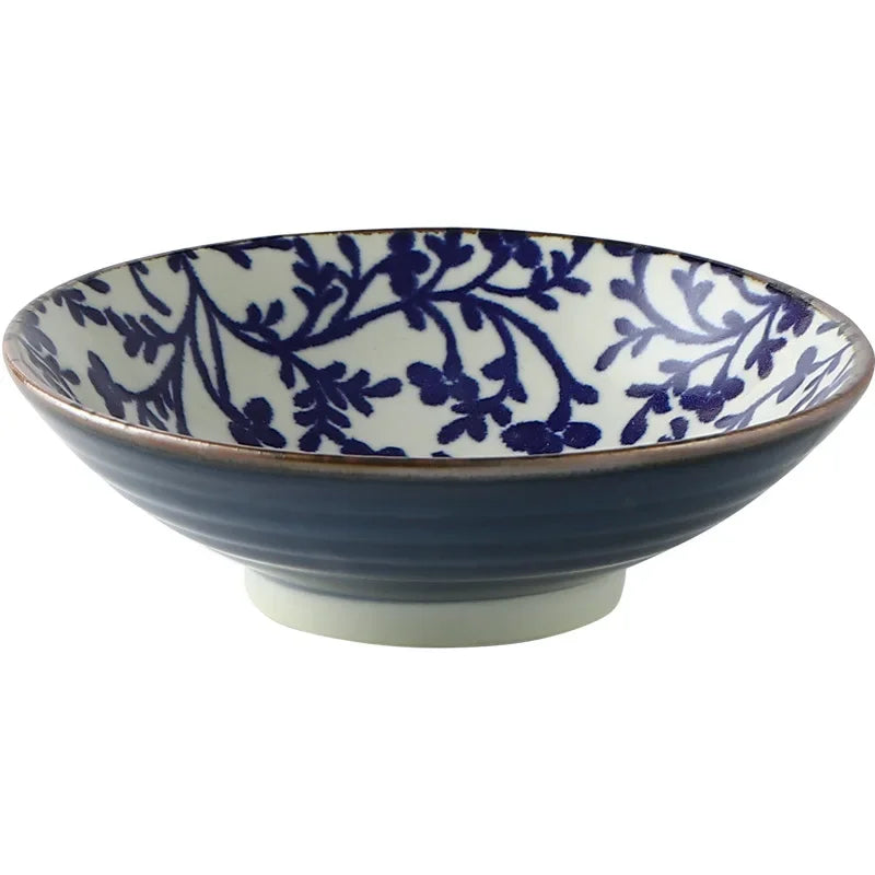 Artfan 9.5" Ceramic Japanese Ramen Bowl Large Soup Salad Rice Microwave Dinnerware