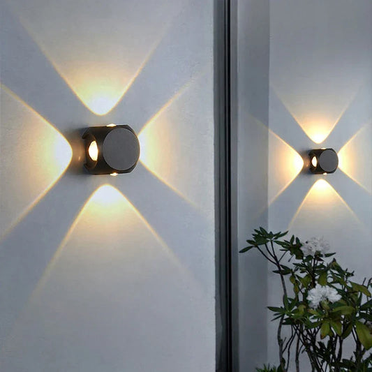 Artfan 4W LED Wall Light for Home Decor and Outdoor Garden Sconce