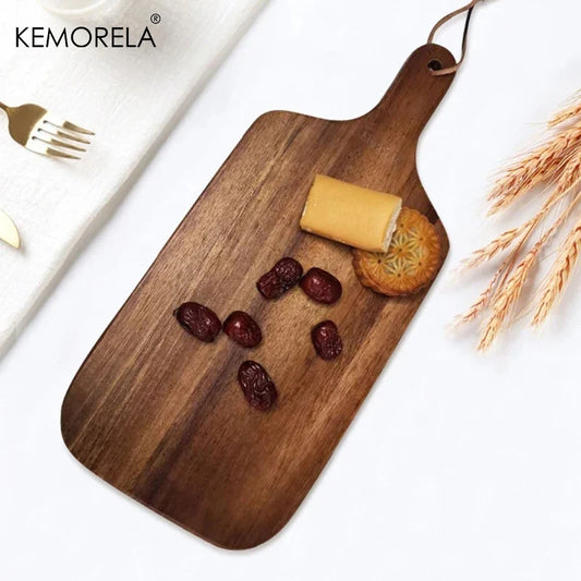 Artfan Acacia Wooden Chopping Block - Versatile Kitchen Cutting Board