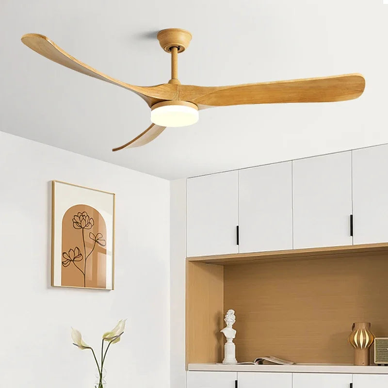 Artfan 70" Luxury Wooden Ceiling Fan with Reversible Motor for Year-Round Comfort