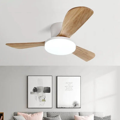 Artfan 52" DC Wood Ceiling Fan Light Remote Control Living Bedroom LED 35W
