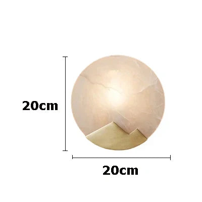 Artfan 2025 Art Deco Marble Golden Lustre LED Chandelier Lighting