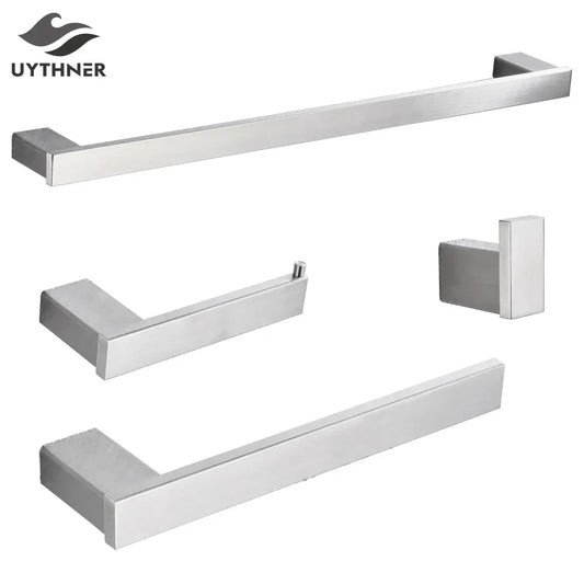 Artfan 6-Piece Brushed Nickel Bathroom Accessories Set