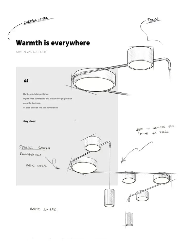 Artfan lighting Black LED Chandeliers for Living Dining Bedroom Hall Kitchen: Modern, Simple Indoor Lighting