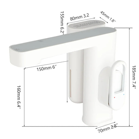 Artfan Automatic Sensor Foam Soap Dispenser Mixer Taps for Bathroom Basin Sink