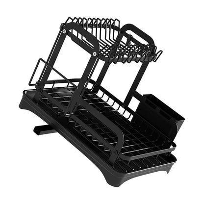 Artfan 2 Tier Dish Drainer Storage Rack for Kitchen Countertop Organization