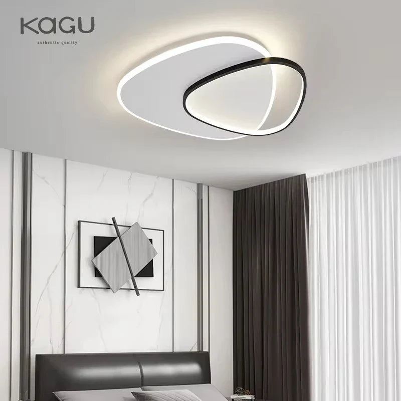 Artfan Round Bedroom Ceiling Lights: Modern Nordic Minimalist Living Room Study Lamp