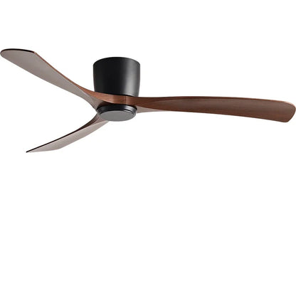 Artfan lighting Black Modern Low Profile DC Ceiling Fan with Remote Control, Strong Airflow