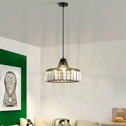 Artfan lighting Black LED Pendant Chandelier for Kitchen Dining Room, Modern Nordic Design