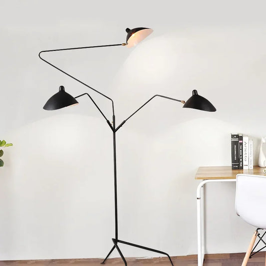 Artfan Adjustable Spider Arm Tripod Floor Lamp for Industrial Nordic Decor