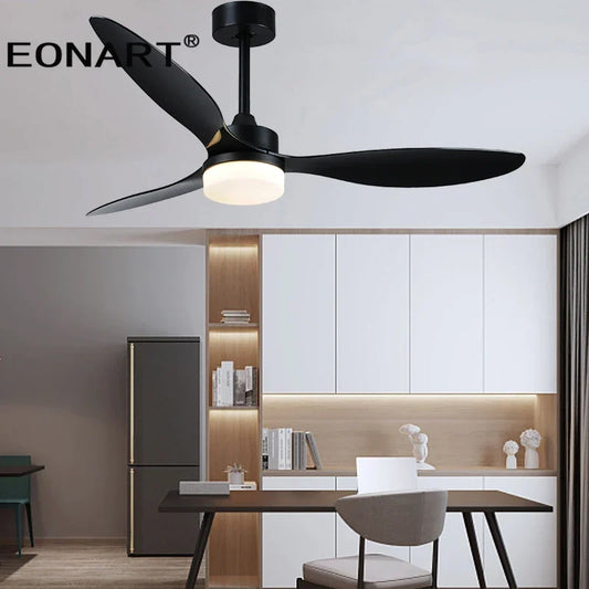 Artfan 52" Fashion Plastic Blade Ceiling Fan with Lamp and Remote Control