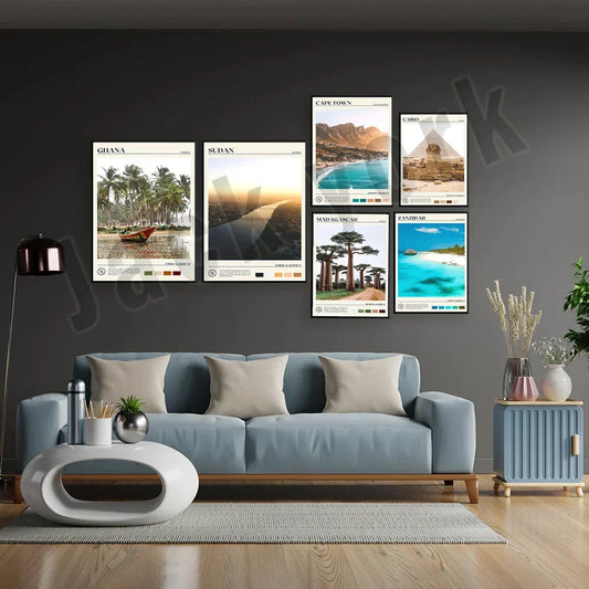 Artfan Africa Landscape Posters Collection
