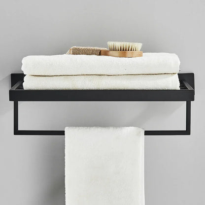 Artfan lighting Black Towel Rack Bar 40cm SUS304 Modern Gold Cloth Holder Wall Mounted