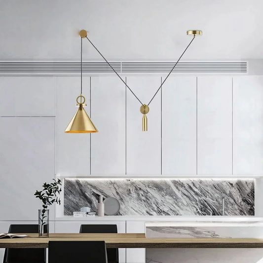 Artfan Adjustable Linear Pendant Lights for Home, Bar & Restaurant Decor