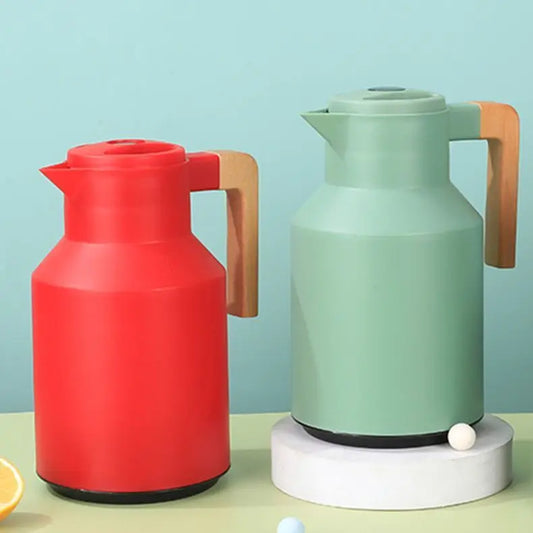 Artfan 2L Insulated Water Thermos Kettle with One-Button Opening and Keep-Warm Feature