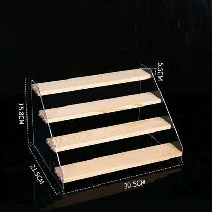 Artfan Acrylic Makeup Organizer Display Stand - 5 Layer Clear Cosmetic Holder