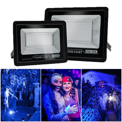 Artfan 100W LED UV Black Light Flood Lamp for Party, Halloween, Xmas - 392nm