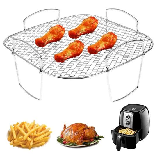 Artfan Air Fryer Stainless Steel Dehydrator Rack Layer for Cooking Baking