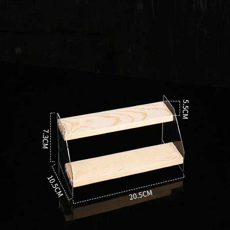 Artfan Acrylic Makeup Organizer Display Stand - 5 Layer Clear Cosmetic Holder