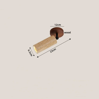 Artfan Acryl Travertine LED Ceiling Lights - Modern Natural Stone Ceiling Lamp
