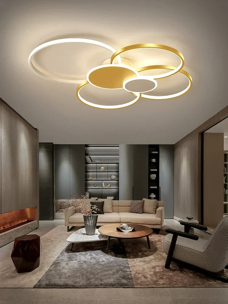 Artfan Acrylic Chandelier Light Modern Minimalist Ceiling Lamp for Living Dining Bedroom