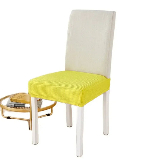 Artfan 15-Color Fleece Chair Cover: Elastic Slipcover for Dining Room Seat Protection