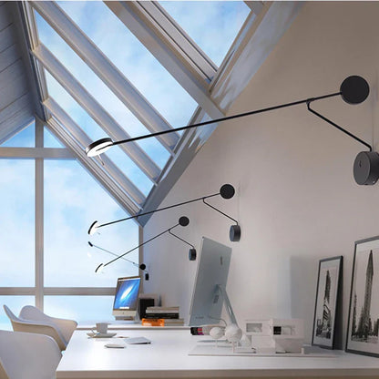 Artfan lighting Black LED Wall Reading Light for Bed Bedroom Living Room Office