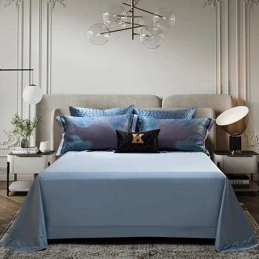 Artfan 1500TC Jacquard Egyptian Cotton Bedding Set: Queen King Linens, Duvet Cover, Sheets