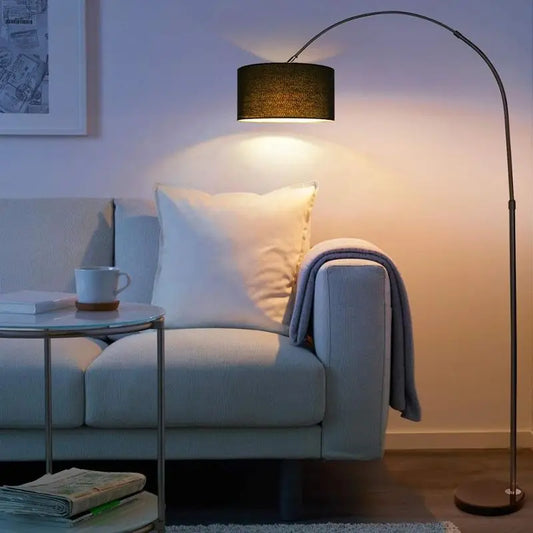 Artfan Adjustable LED Floor Lamp with Marble Base for Home Decor