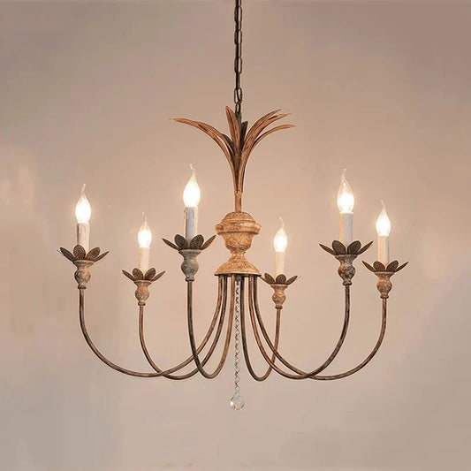 Artfan American Retro Chandelier for Dining, Bedroom, Staircase, and Living Room