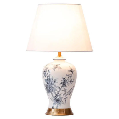 Artfan lighting Blue and White Porcelain Table Lamp for Home Decor – Classic Retro Style