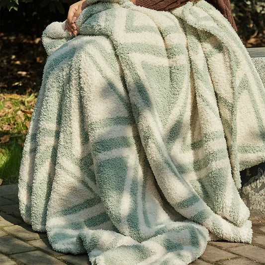 Artfan Knitted Jacquard Blanket 130x180cm Multi-functional Throw