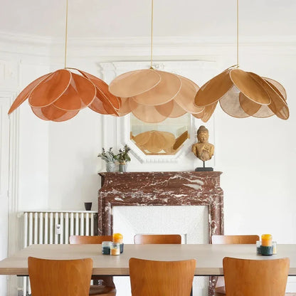Artfan Colorful Petal Fabric Art Chandelier Pendant Lights