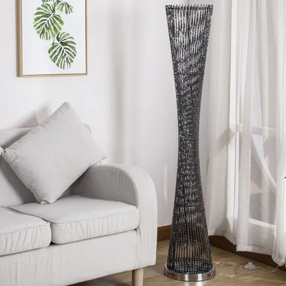 Artfan Aluminum Tower Floor Lamp for Living Room Decor – Modern LED Standing Light
