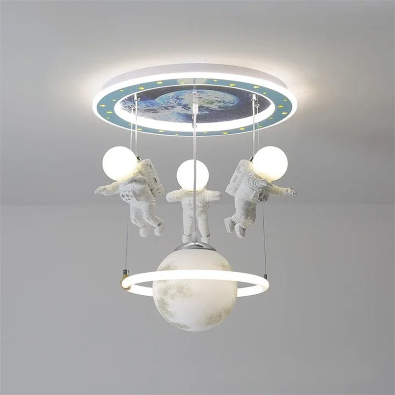 Artfan Astronaut LED Ceiling Light for Children's Room Fixtures