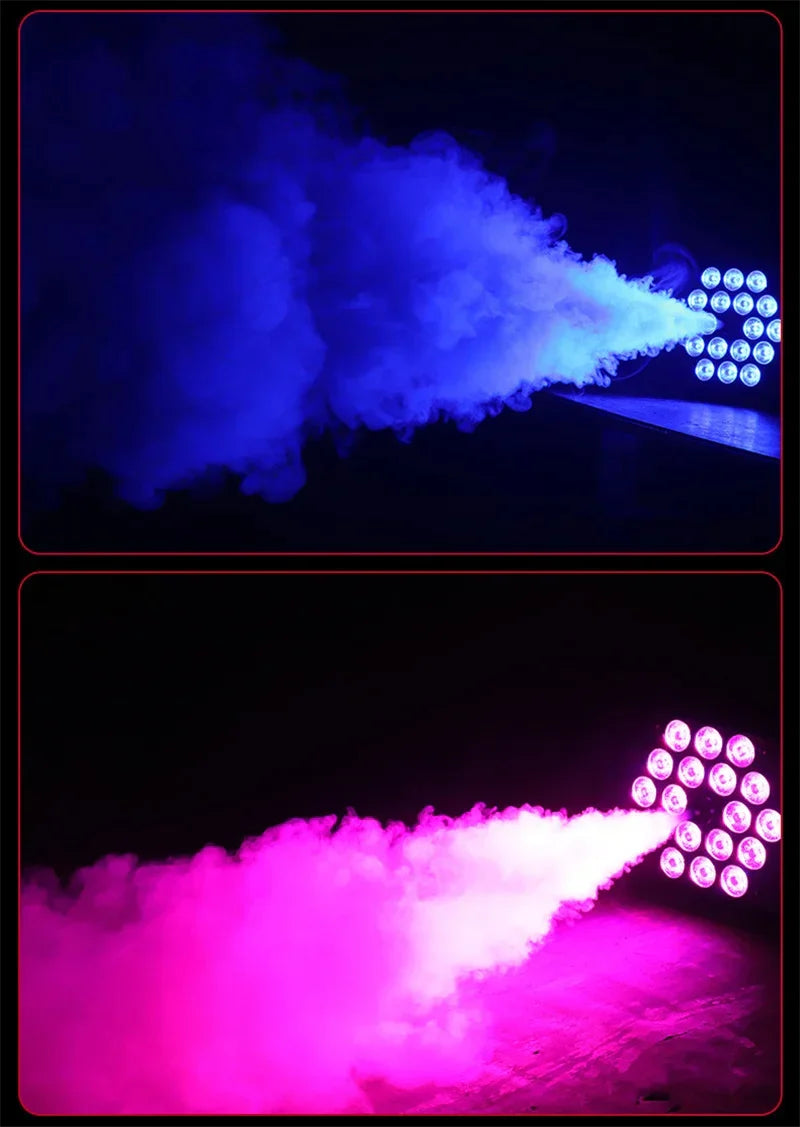 Artfan 500W Smoke Machine with 13 Color Lights & Wireless Remote Control