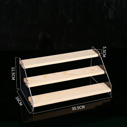 Artfan Acrylic Makeup Organizer Display Stand - 5 Layer Clear Cosmetic Holder