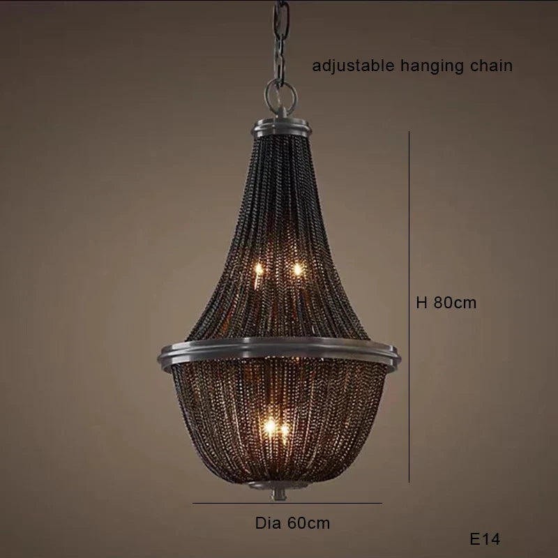 Artfan lighting Black Tassel Ceiling Chandelier: Designer Dimmable Home Decor for Living Room