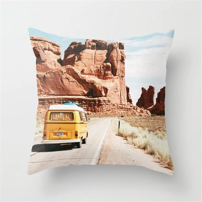 Artfan lighting Black Camera Print Retro Cushion Cover for Home Sofa Chair