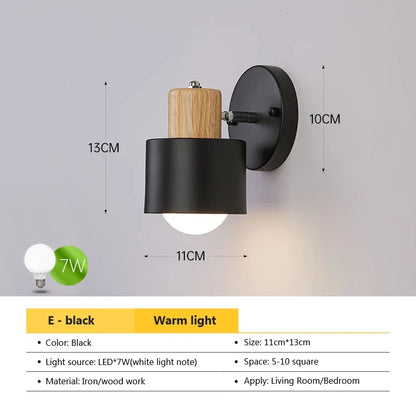 Artfan Angel Adjustable LED Wall Sconce Light for Bedroom Living Room