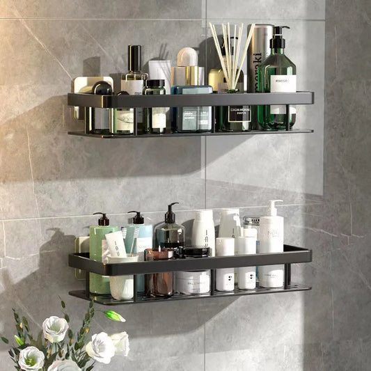 Artfan Aluminum Corner Shelf Organizer for Bathroom and Kitchen Storage