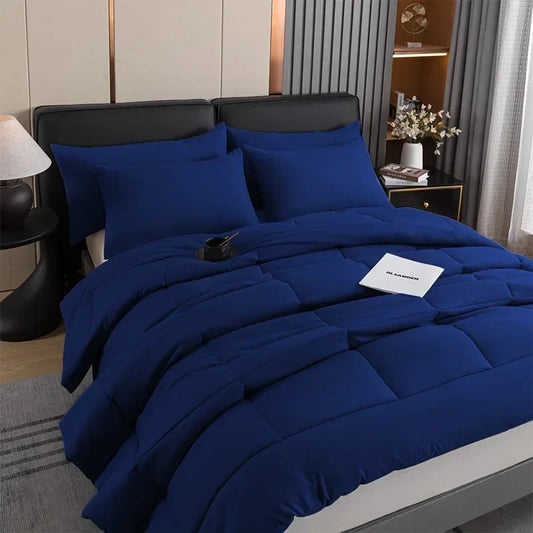 Artfan All-Season Quilted Duvet Set - Queen & King Size Comforter with Pillowcases