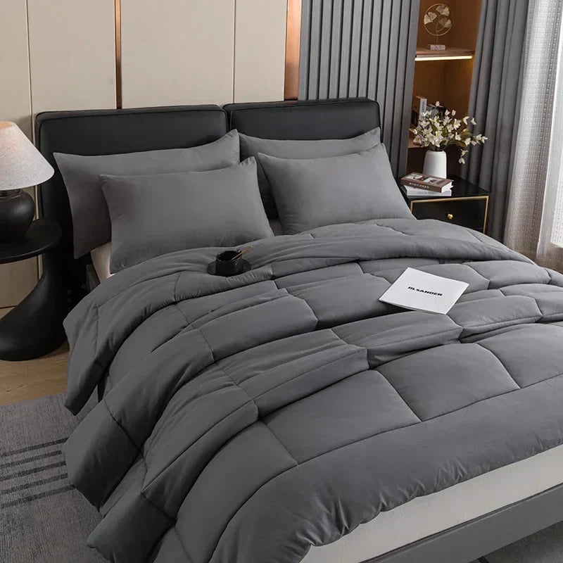 Artfan All-Season Quilted Duvet Set - Queen & King Size Comforter with Pillowcases