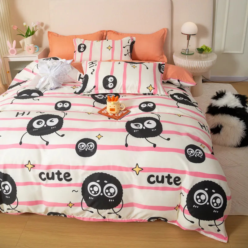 Artfan Animal Pattern Bedding Set - King/Queen Size Quilt Set for Comfortable Home.