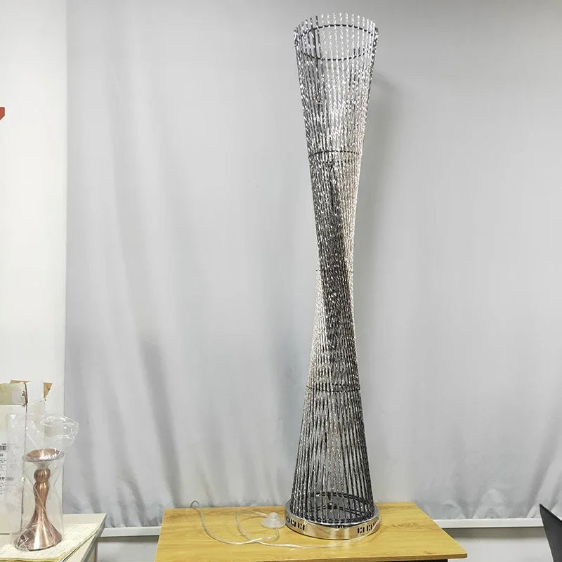 Artfan Aluminum Tower Floor Lamp for Living Room Decor – Modern LED Standing Light