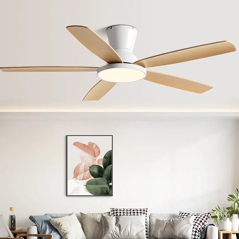 Artfan 72" DC Ceiling Fan Light Remote Control Strong Winds Living Room Mute Chandelier